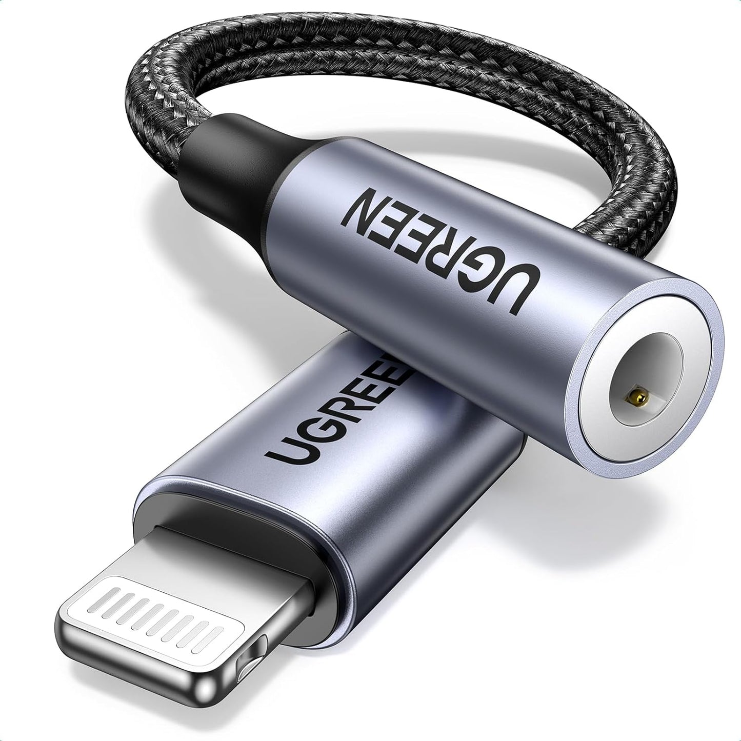 Headphone Adapter for Iphone Lightning to 3.5Mm Adapter Apple Mfi Certified Lightning Aux Audio Jack Dongle Compatible with Iphone 14 Pro Max/14 Plus/13 12 11 Pro Max/Se/Xs, Grey