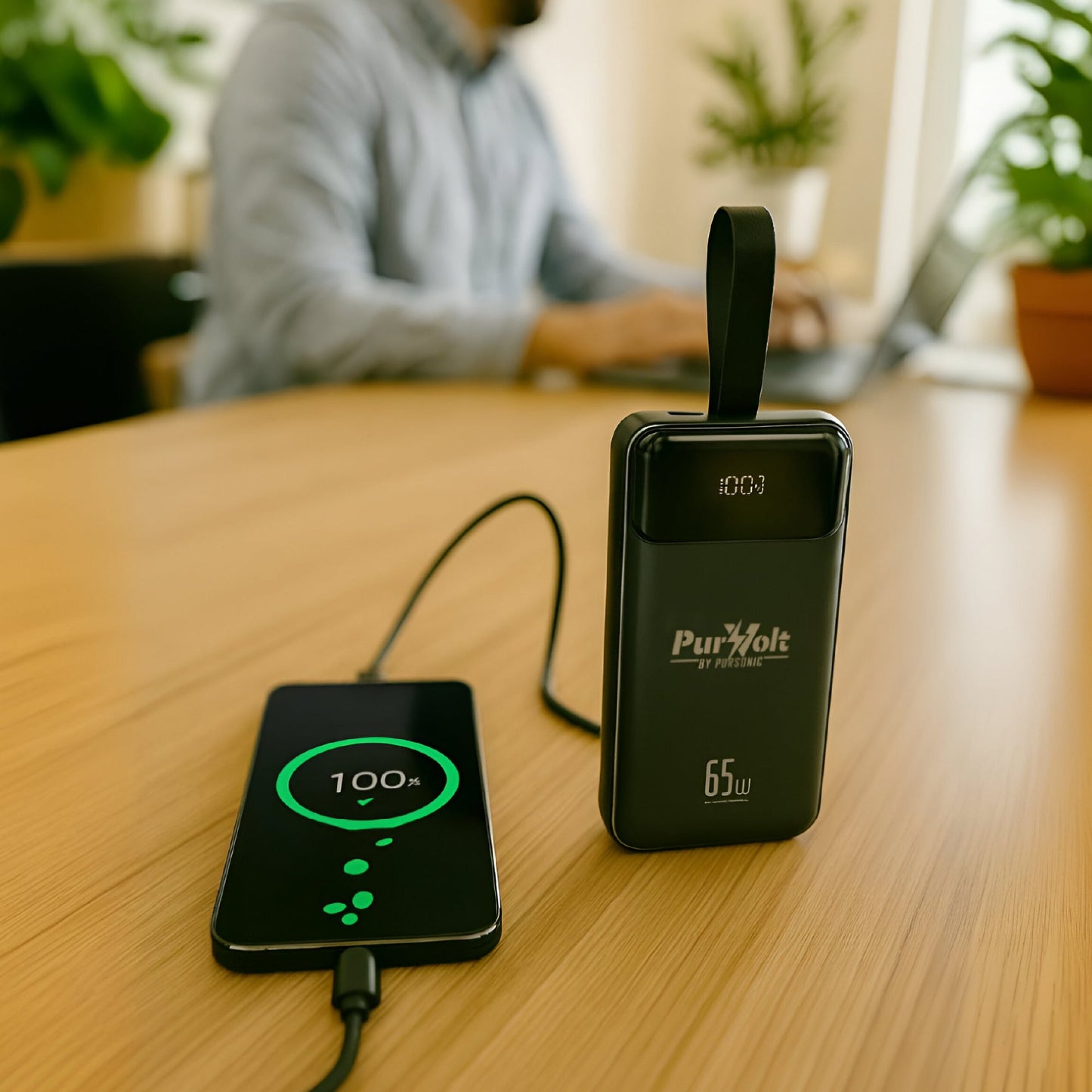 PurVolt 40,000mAh Ultra High-Capacity Power Bank – Powering Laptops, Phones & Beyond