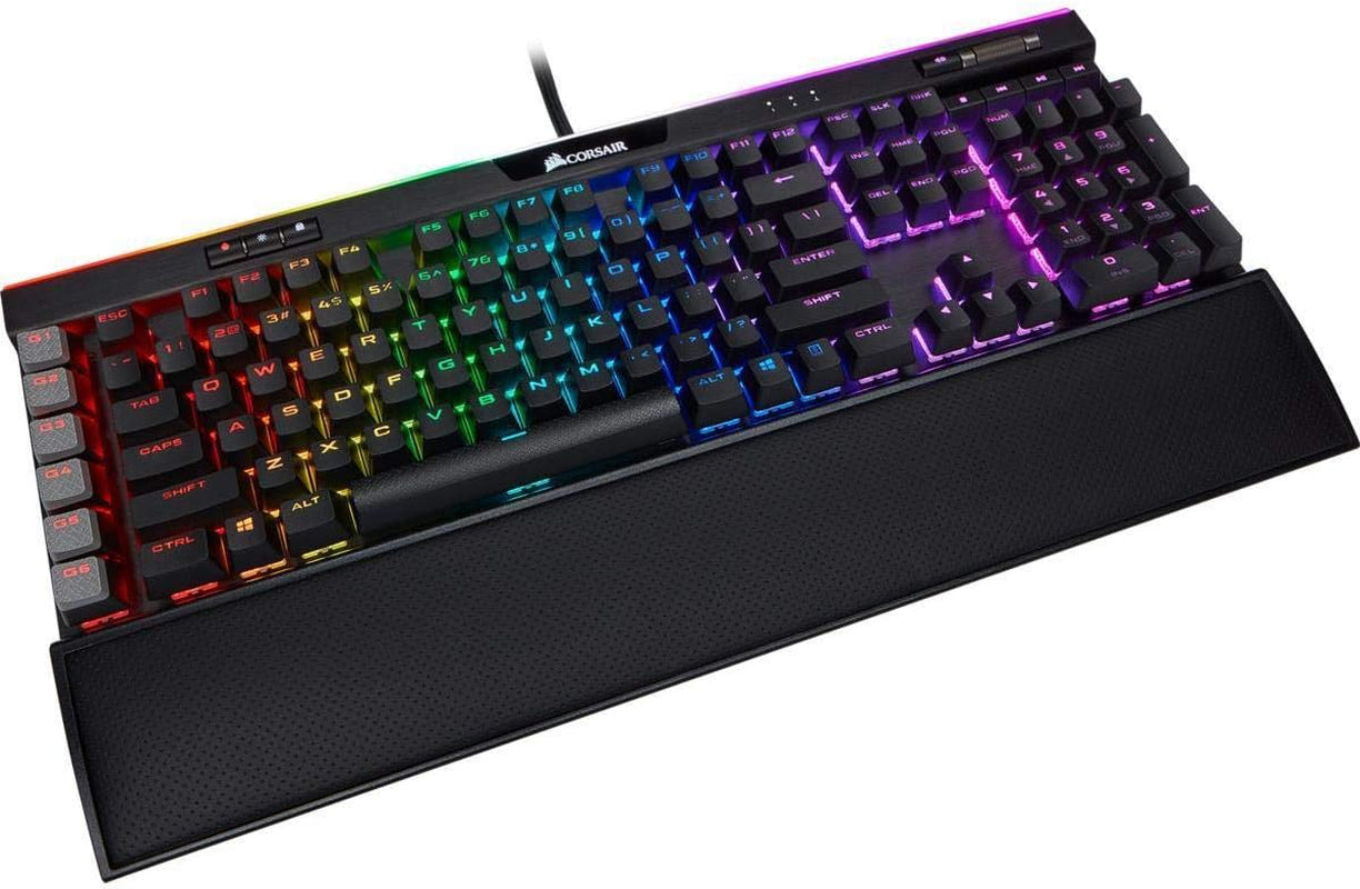 K95 RGB Platinum XT Mechanical Gaming Keyboard, Backlit RGB LED, Cherry MX RGB Brown, Black