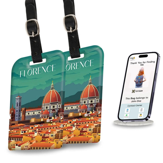 Smart Bag Security Tag - Florence [Pack 2]
